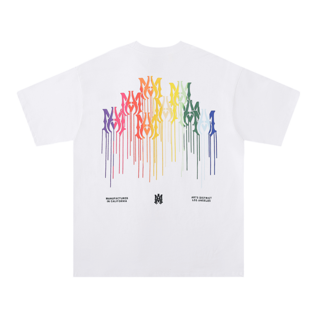 Amr M.A. Drip Collage T-shirt
