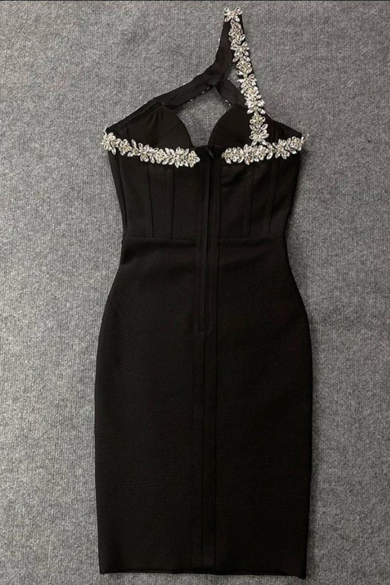 SANDRINA DIAMANTÉ-CUT-OUT-KLEID