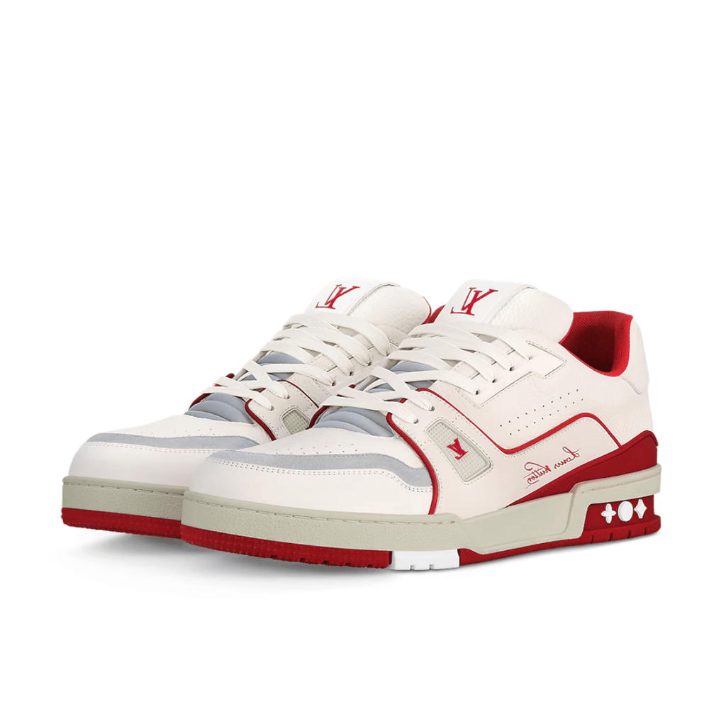 Monogram Cream Red