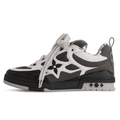 Skater Monogram Schwarz Grau