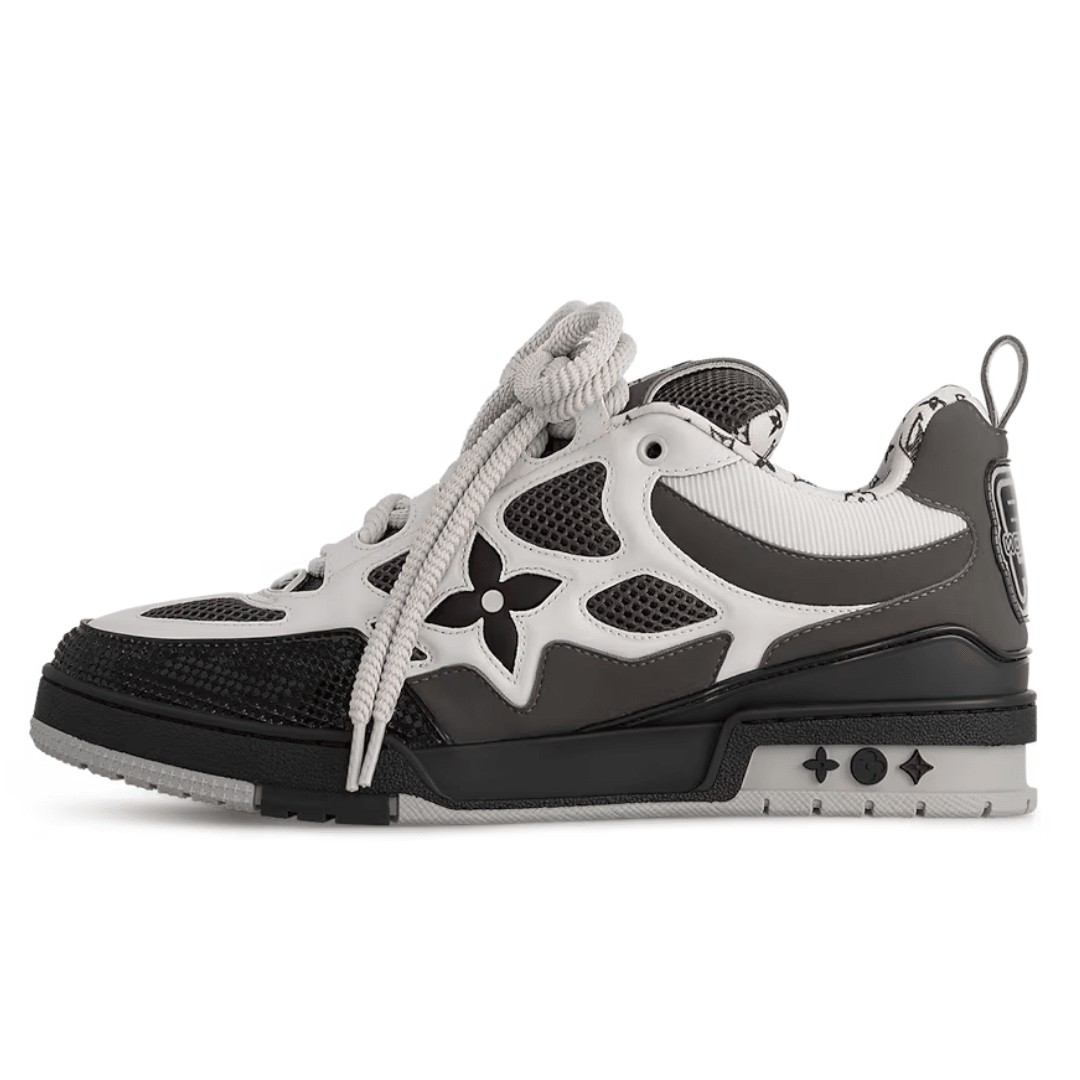 Skater Monogram Schwarz Grau