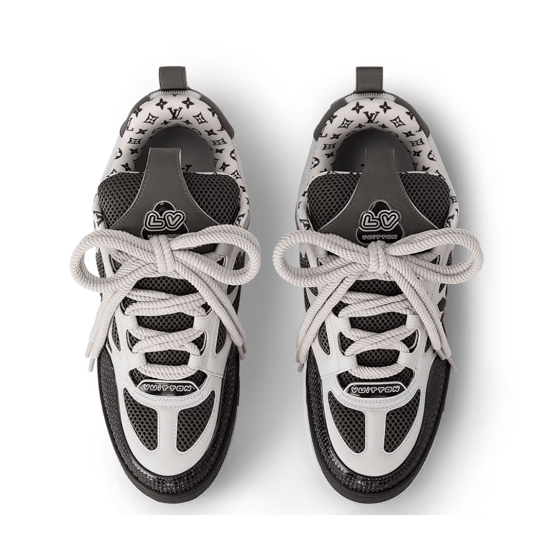 Skater Monogram Schwarz Grau