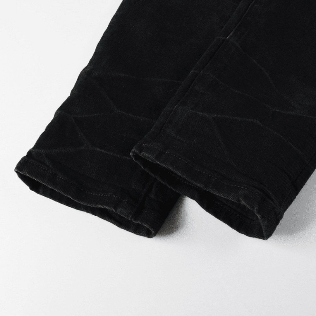 Amr Blue Ripped Patch Jeans