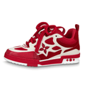 Skater Monogram Rot Weiss