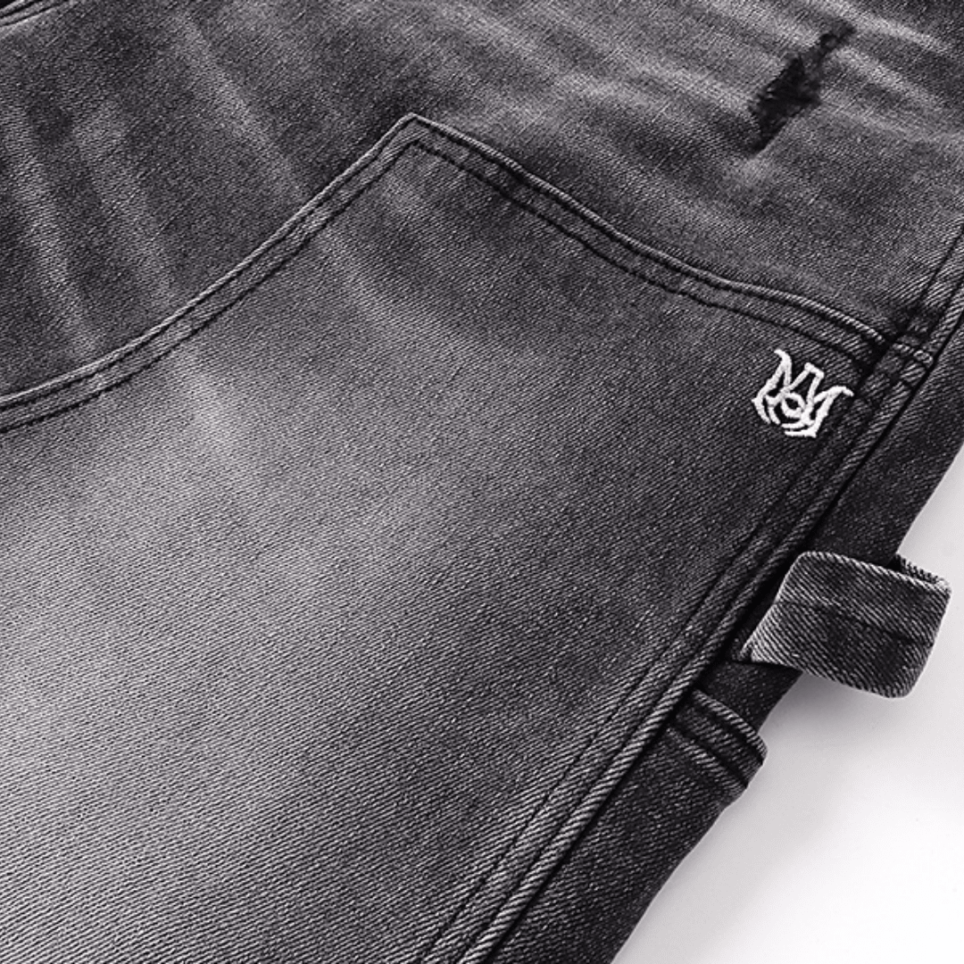 Amr Flared Black Jeans