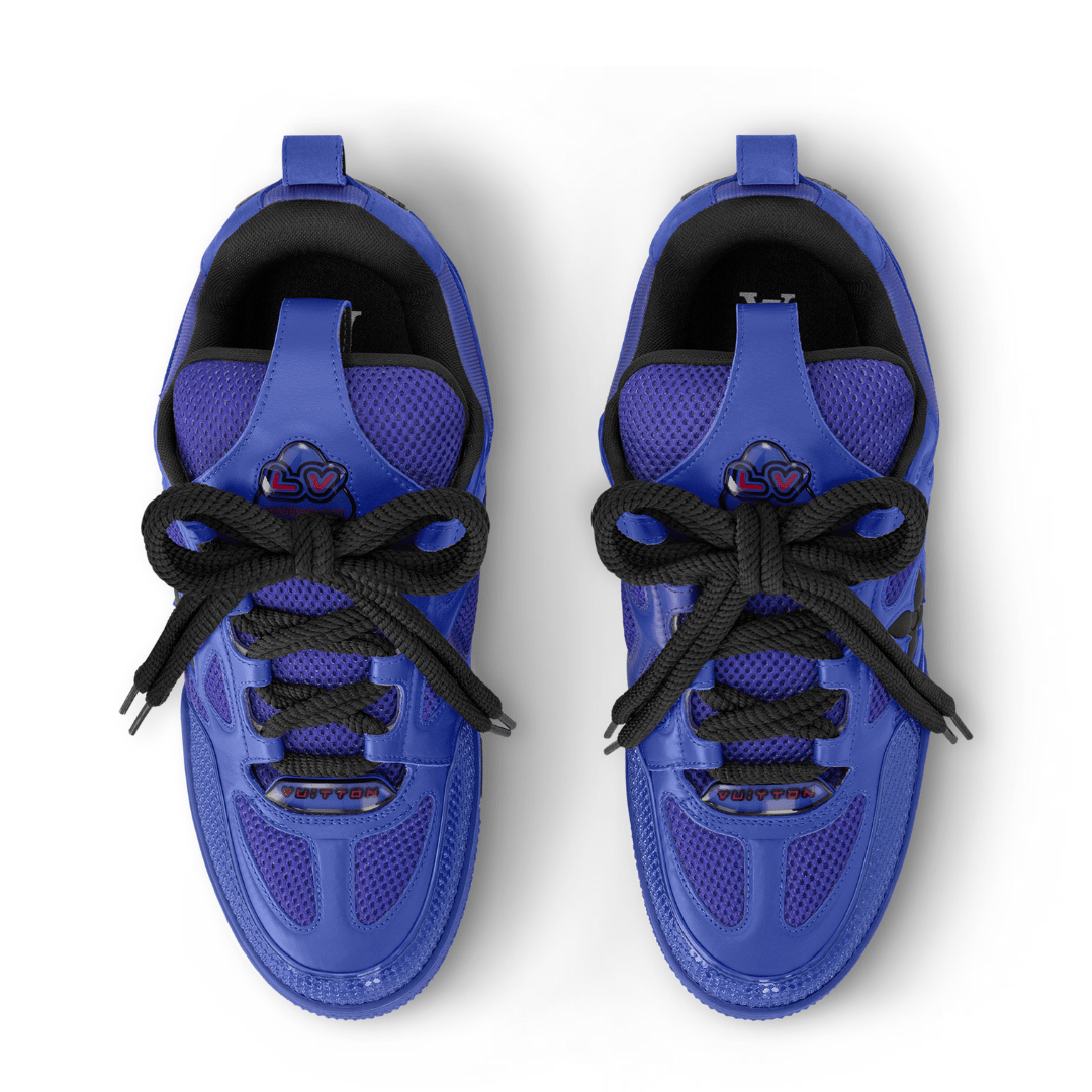 Skater Monogram Blau Schwarz