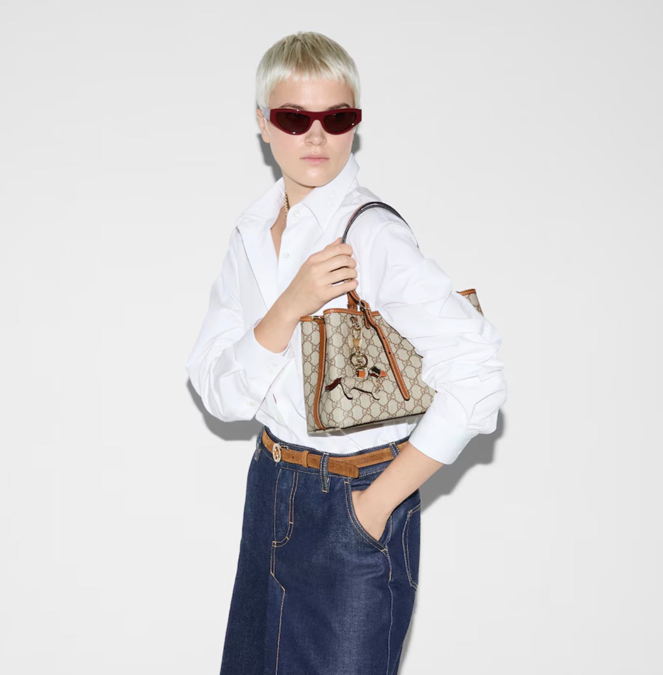 Handtasche GG Mittelgroß