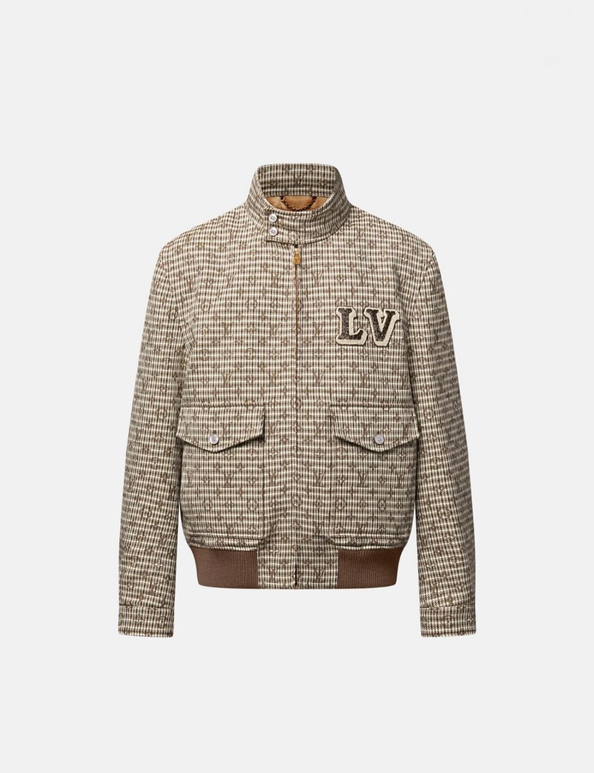 "LV" Monogram Wool