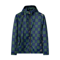 Monogram Green Windbreaker