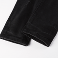 Purple Triple Ripped Black Jeans