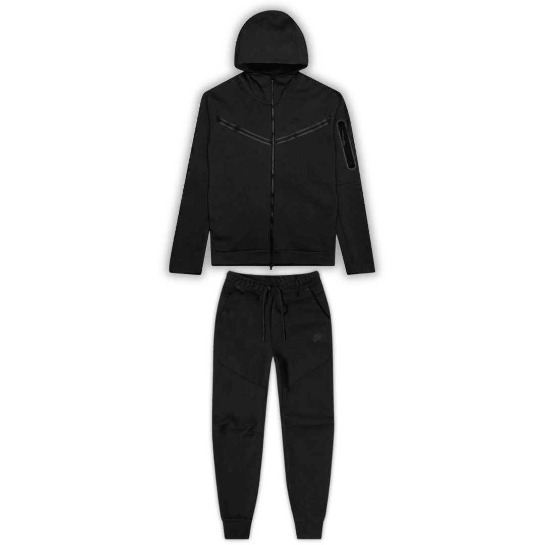 Tech Triple Black Tracksuit