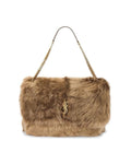 YSL FUR BAG